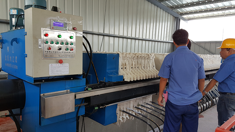 廂式壓濾機濾板噴漿的原因及處理方法